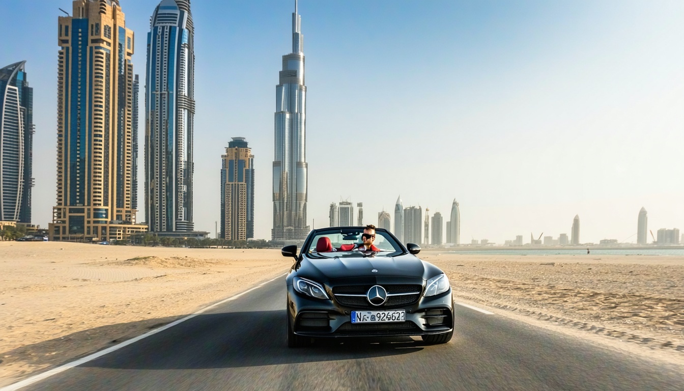 Luxury road trip experience across Dubai